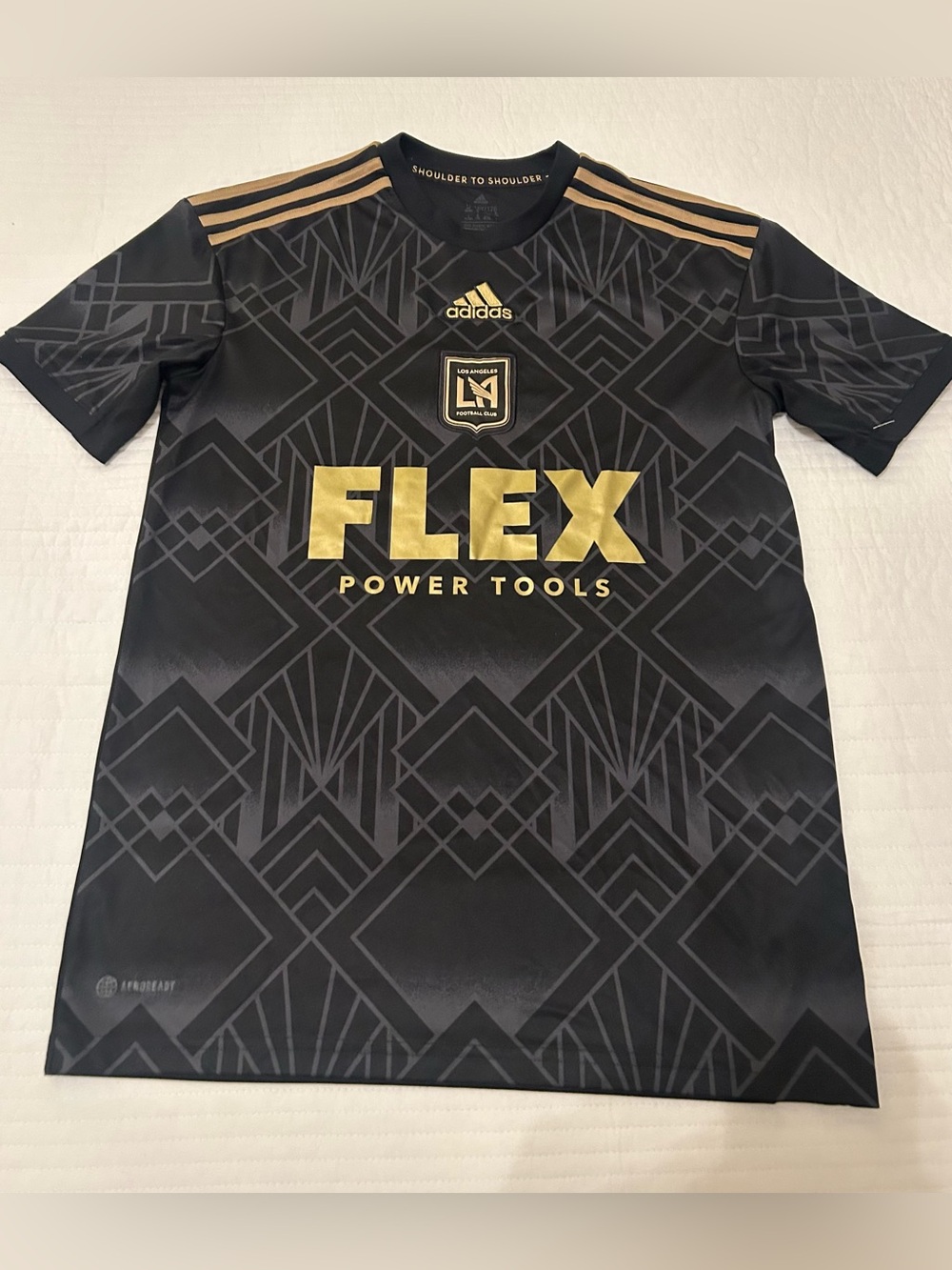 LAFC Los Angeles Football Club MLS Adidas Youth Jersey XL